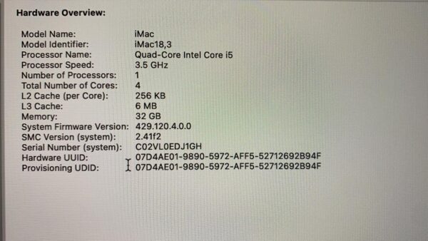 imac( Retina 5k, 27- inch , 2017) - Image 5